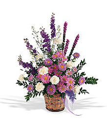 Lavender Reminder Basket from McIntire Florist in Fulton, Missouri