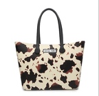 VERSA TOTE LARGE COW PRINT
