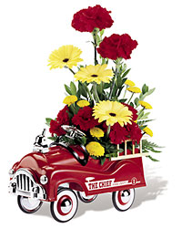 Fire Engine Bouquet from McIntire Florist in Fulton, Missouri